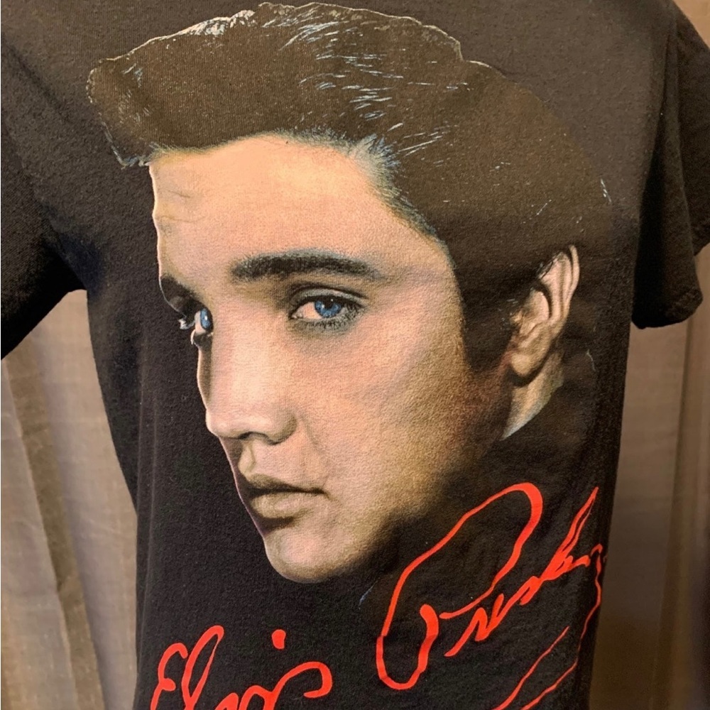 Vintage Elvis Presley Signature Tee Unisex Size Small